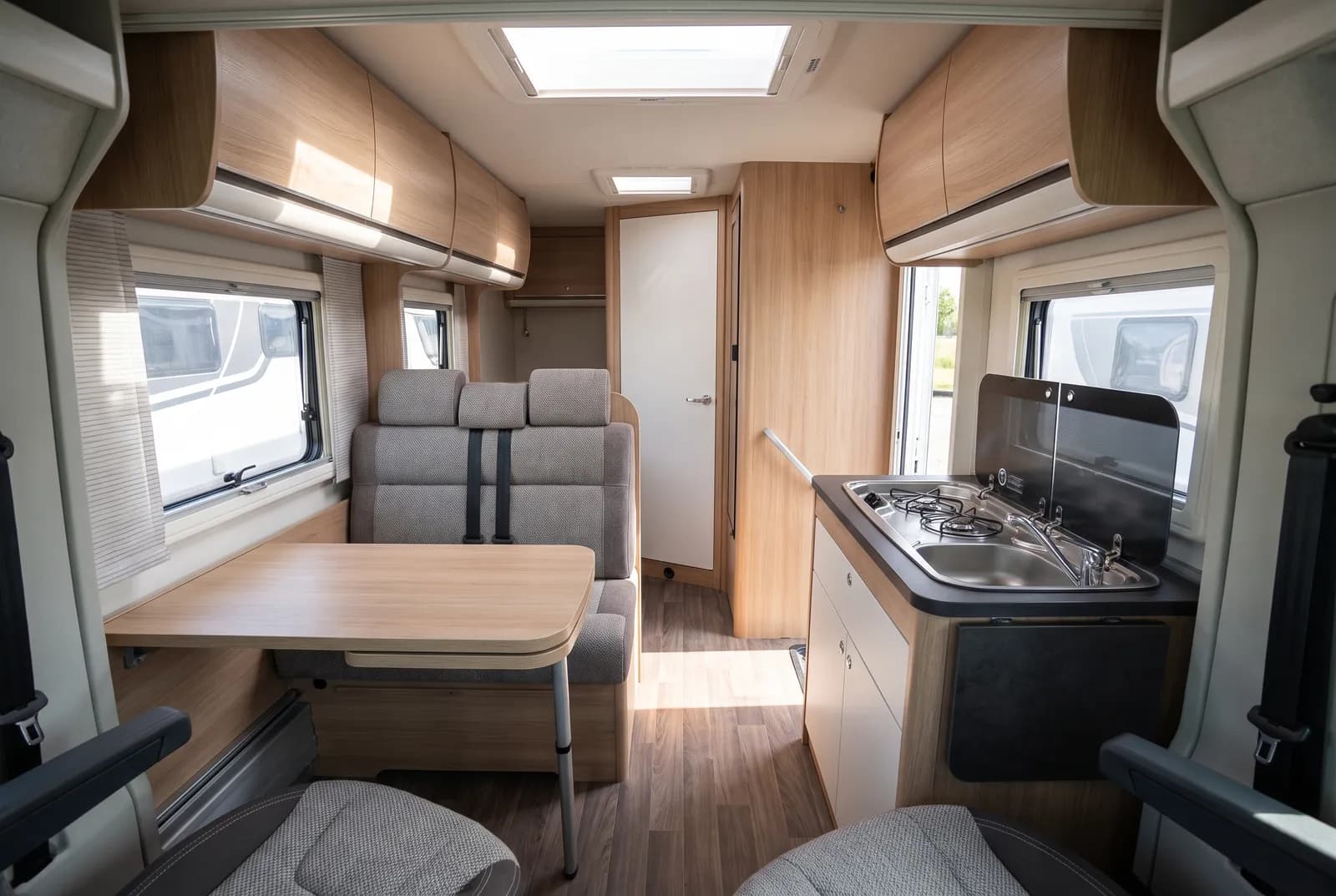 Interieur van een Bürstner